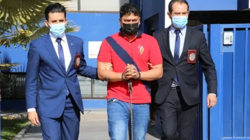 David Hernán Landaeta Garlotti, el venezolano más conocido como Satanás, bajo custodia de la PDI..