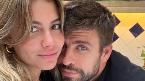 Piqué subió su primera foto junto a Clara Chía.