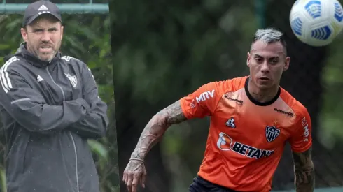 Chacho Coudet espera contar con una buena versión de Eduardo Vargas en el primer trimestre del año