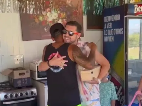 Pepe Rojas emociona a De La Fuente: "¡Qué linda sorpresa, mi viejito!"