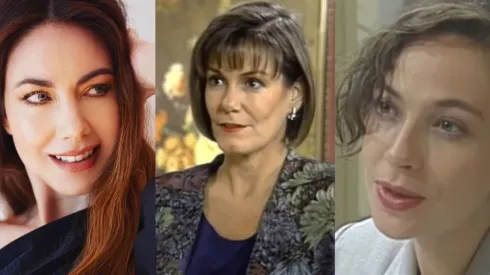 Monica Godoy en la actualidad y Coca Guazzini junto a Patricia Rivadeneira en Sucupira.