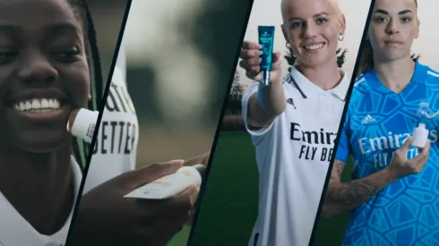 El Madrid la rompe en la presentación de auspicio de skincare