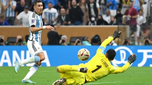 Di María anotó uno de los tres goles argentinos en la final del mundial.