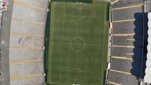 La cancha del Estadio Monumental está lista para recibir el encuentro entre el Cacique y Ñublense.