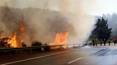 ¿Cuántos y dónde hay incendios forestales activos en Chile?