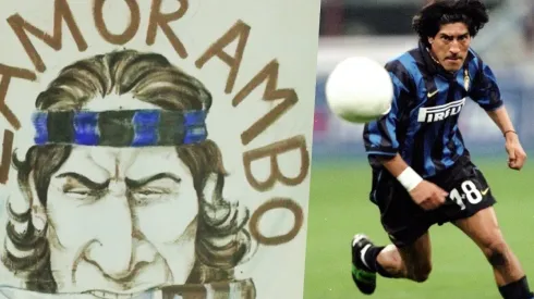 Un lienzo en la Curva Nord quedó marcado en la memoria de Iván Zamorano: Zamo-Rambo