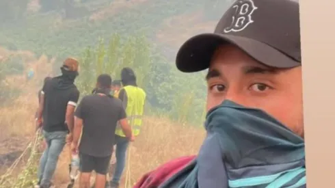 Cerezo ayudó a sus vecinos de Ñuble