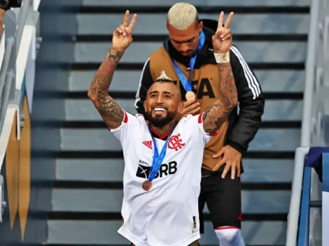 Un aguerrido Vidal le da el bronce al Flamengo