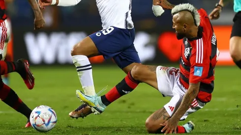 Arturo Vidal se arenga para seguir peleando en Flamengo.