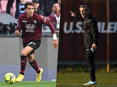 Diego Valencia recibe a ex DT del Huaso Isla en Salernitana