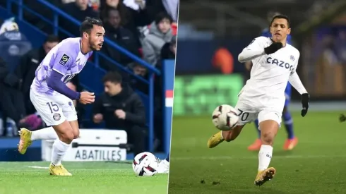 Suazo choca con Alexis en su primer reencuentro en Francia.