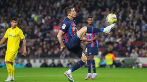 Lewandowski marcó el segundo gol del Barcelona