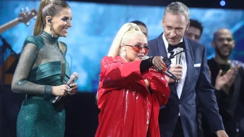 El Monstruo asustó a Fabrizio Copano previo a su show.