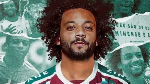 Marcelo con la camiseta del Flu