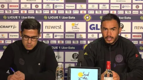 Gabi Suazo en conferencia de prensa