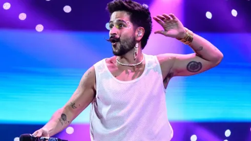 El colombiano se emocionó en más de una oportunidad con el público chileno.