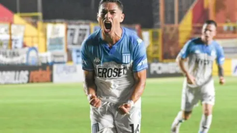 Opazo viene de anotar su primer gol con Racing de Avellaneda.
