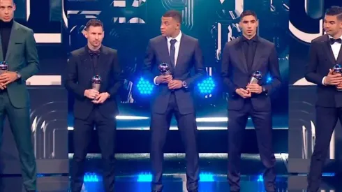 Parte de los ganadores del equipo ideal del año