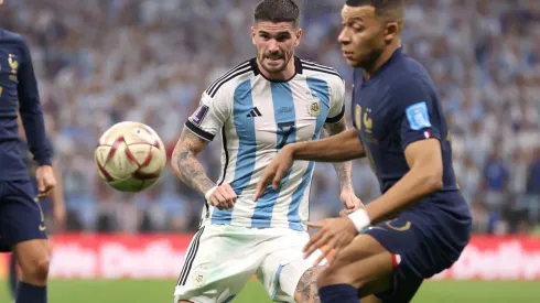 Rodrigo De Paul ganó la Copa América y la Copa del Mundo con Argentina.