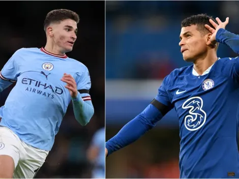 Thiago Silva ironiza con el 7° lugar de Julián Álvarez: "Es una broma"