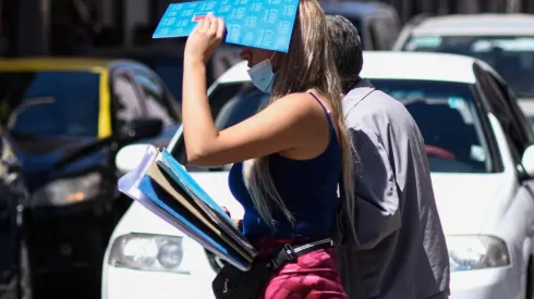 Calor en Santiago