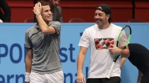 Dominic Thiem se mostró feliz por lo que ha conseguido al trabajar junto a Nicolás Massú.