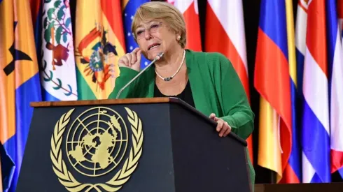 Expresidenta Bachelet en ecuentro CAF-Cepal