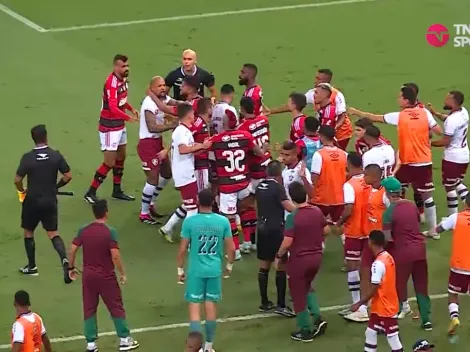 Felipe Melo y Vidal de las mechas en el clásico carioca