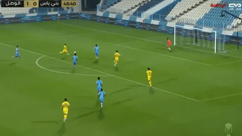 Gutiérrez anotó el gol de la clasificación en la Copa Presidente de EAU