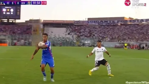 La polémica jugada de Andía sobre el final del partido, ¿fue penal?