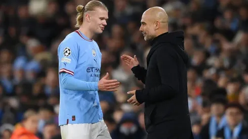 Guardiola reemplazó a Haaland tras sus cinco goles