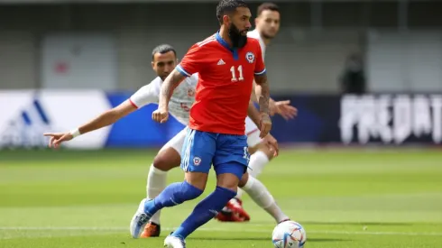 Ronnie Fernández en acción durante un amistoso frente a Túnez.