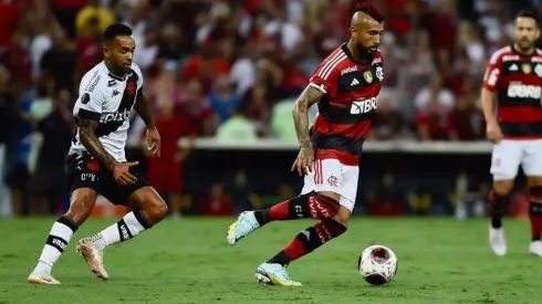 Arturo Vidal ingresó desde el banquillo en el triunfo ante Vasco da Gama