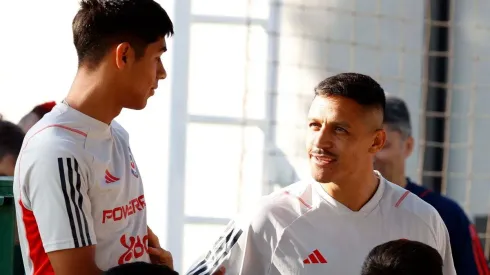 Osorio comparte con Alexis Sánchez en Pinto Durán