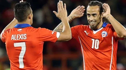 Alexis Sánchez y Jorge Valdivia