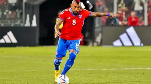 Arturo Vidal volvió al estadio Monumental con la selección chilena