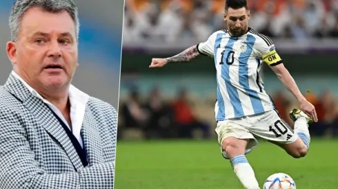 Humberto Suazo y Lionel Messi