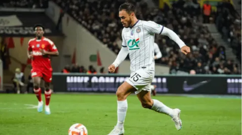 Gabriel Suazo en uno de los 9 partidos que ha jugado para el Toulouse en la Ligue 1.