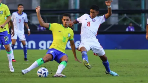 Chile cayó ante Brasil en su debut en el Sudamericano Sub 17