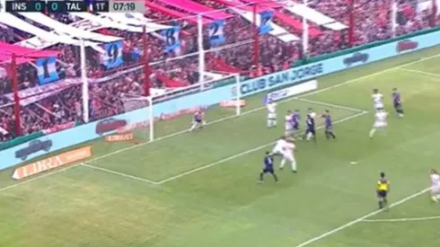 El momento del gol de Catalán