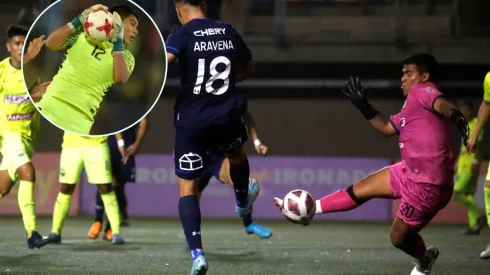 Julio Bórquez tuvo un gran partido en el mata-mata que la UC le ganó por penales a Deportes Colina.