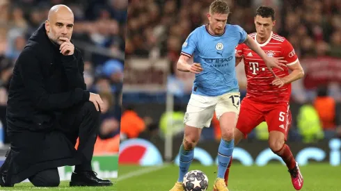 Guardiola vivió un partido tenso por la Champions League.