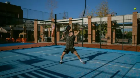 Javier Valdés estuvo en el Chile Padel Open en San Carlos de Apoquindo.