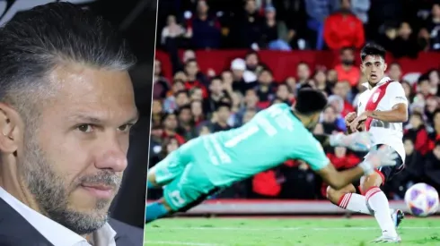 Martín Demichelis quedó feliz tras el gol de Solari