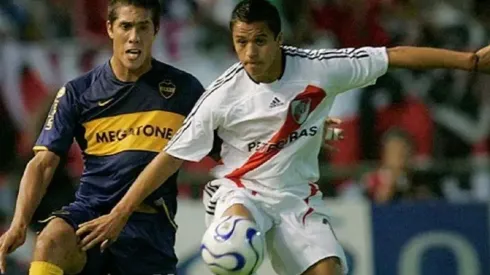 Alexis Sánchez jugando por River