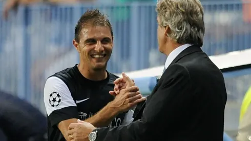 Joaquín y Pellegrini también compartieron en el Málaga