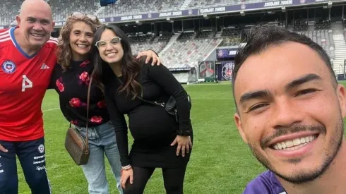 Suazo recibió el apoyo de sus padres a días de la final de la Copa de Francia