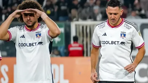 Ramiro González y Maximiliano Falcón, dos de los centrales de Colo Colo.