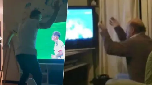 Un hincha de Colo Colo filmó una reacción parecida a la de Tano Pasman