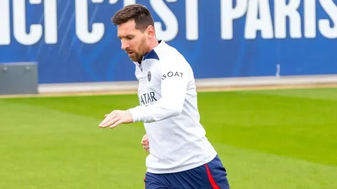 Lionel Messi entrena en el PSG